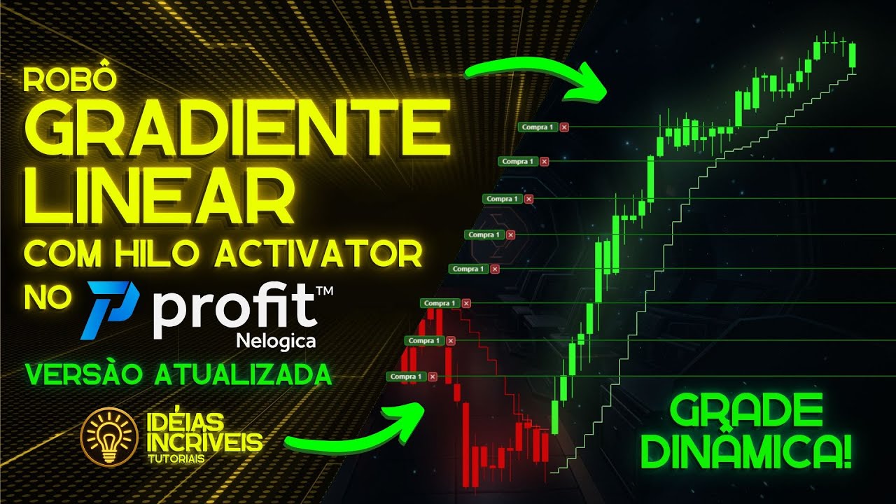 ROBÔ GRADIENTE LINEAR COM HILO ACTIVATOR | Versão dinâmica! 