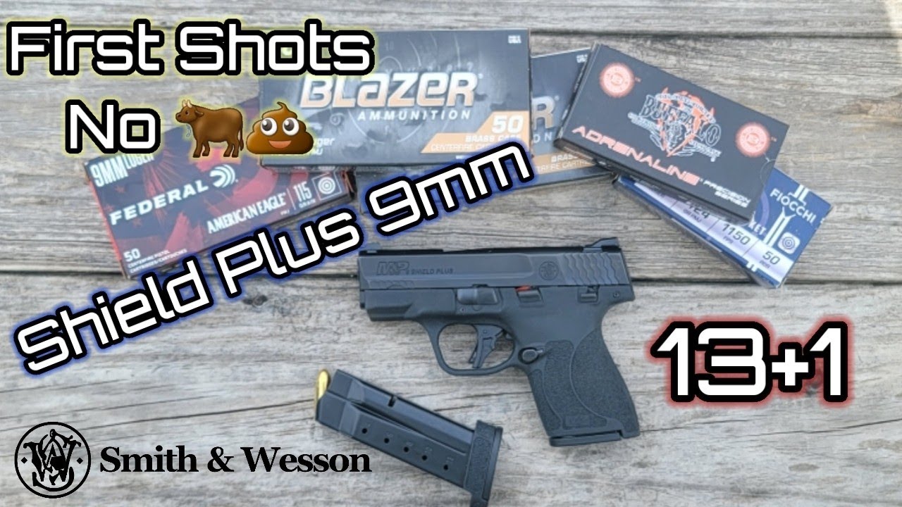 Первые выстрелы S&W Shield Plus 9 мм / НЕТ 🐂💩 Тестирование