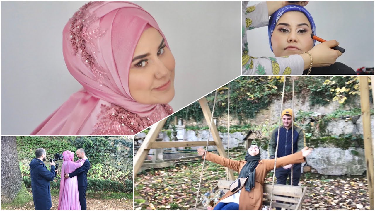 ABLAMI NİŞANINA HAZIRLADIM | TÜRBAN TASARIM ve MAKYAJ YAPTIM | HARİKA BİR GÜN 🌸