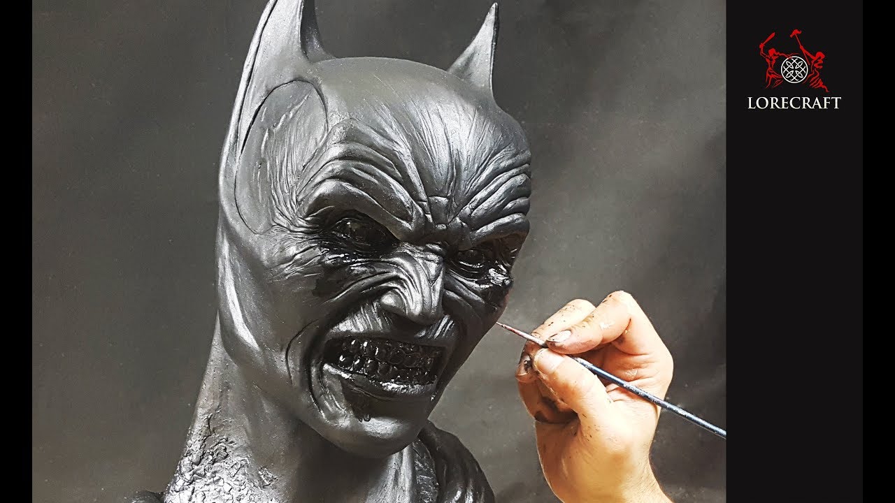 Batman Demon sculpture timelapse - Batman Begins