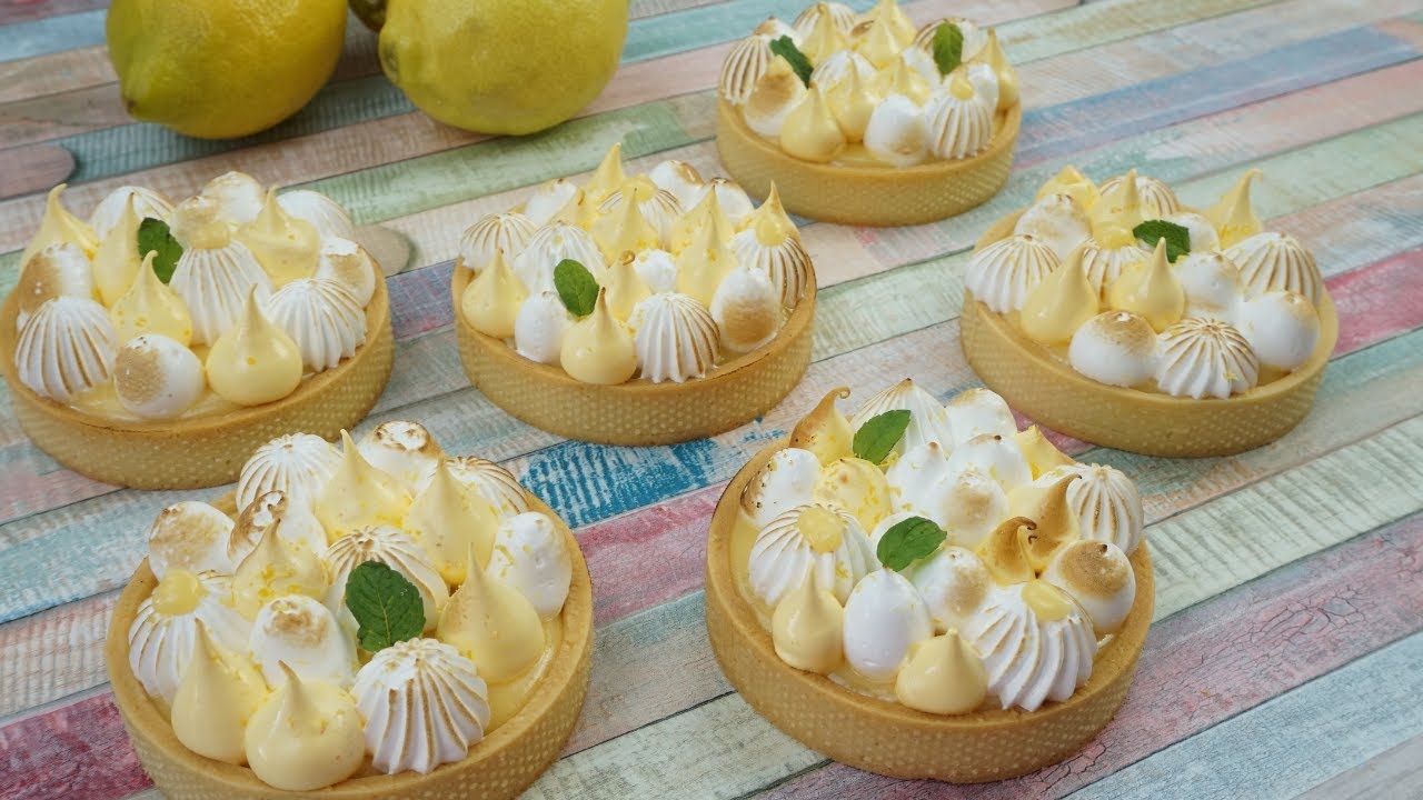 MINI TARTAS DE LIMÓN🍋/ MERENGUE ITALIANO DURO / El Rincón de Belén