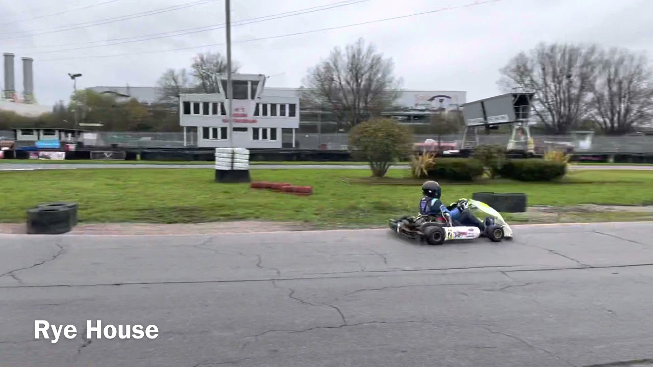 Rotax Max Go Kart At Ryehouse Kart Track Trackside Action