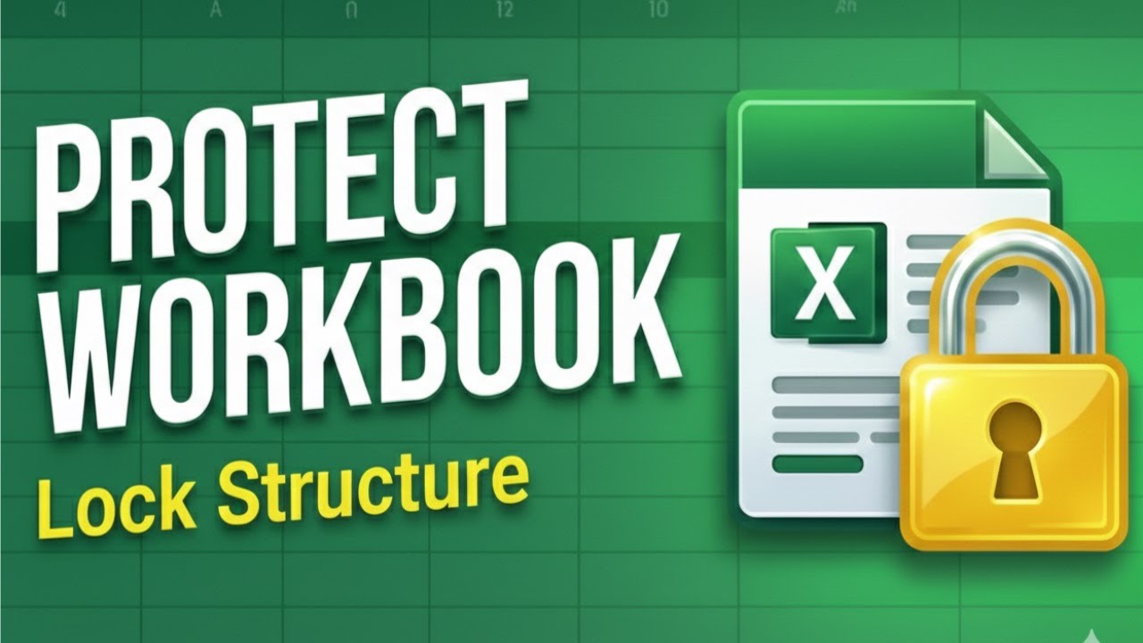 How to Protect Unprotect Excel Workbook Structure | Password Protect Excel Tabs Guide