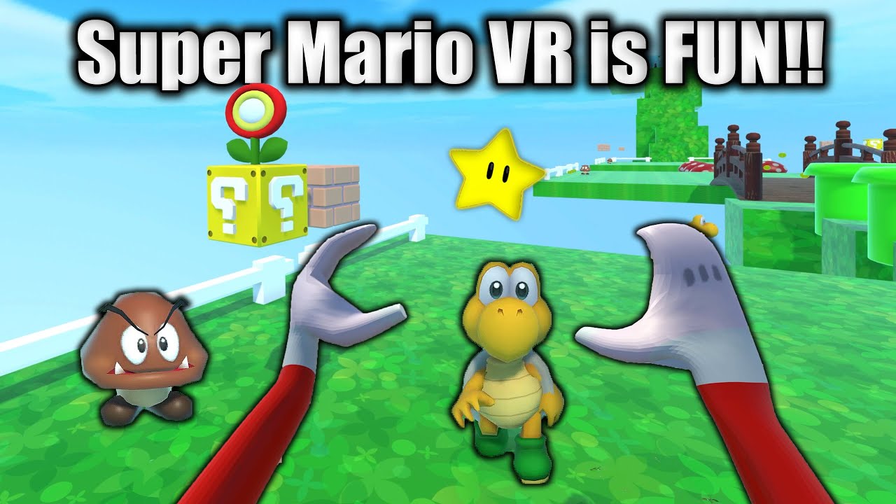 Я играл в Super Mario, но в VR
