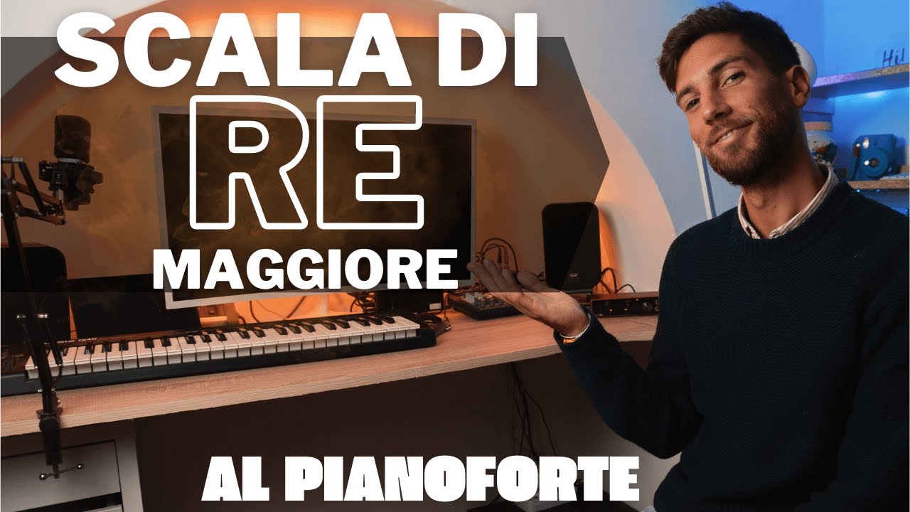 Scala di Re maggiore - Tutorial pianoforte