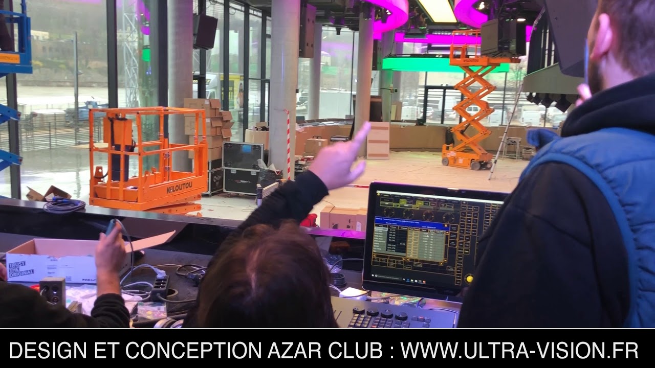 Azar Club Lyon / Design et réalisation technique par Ultravision
