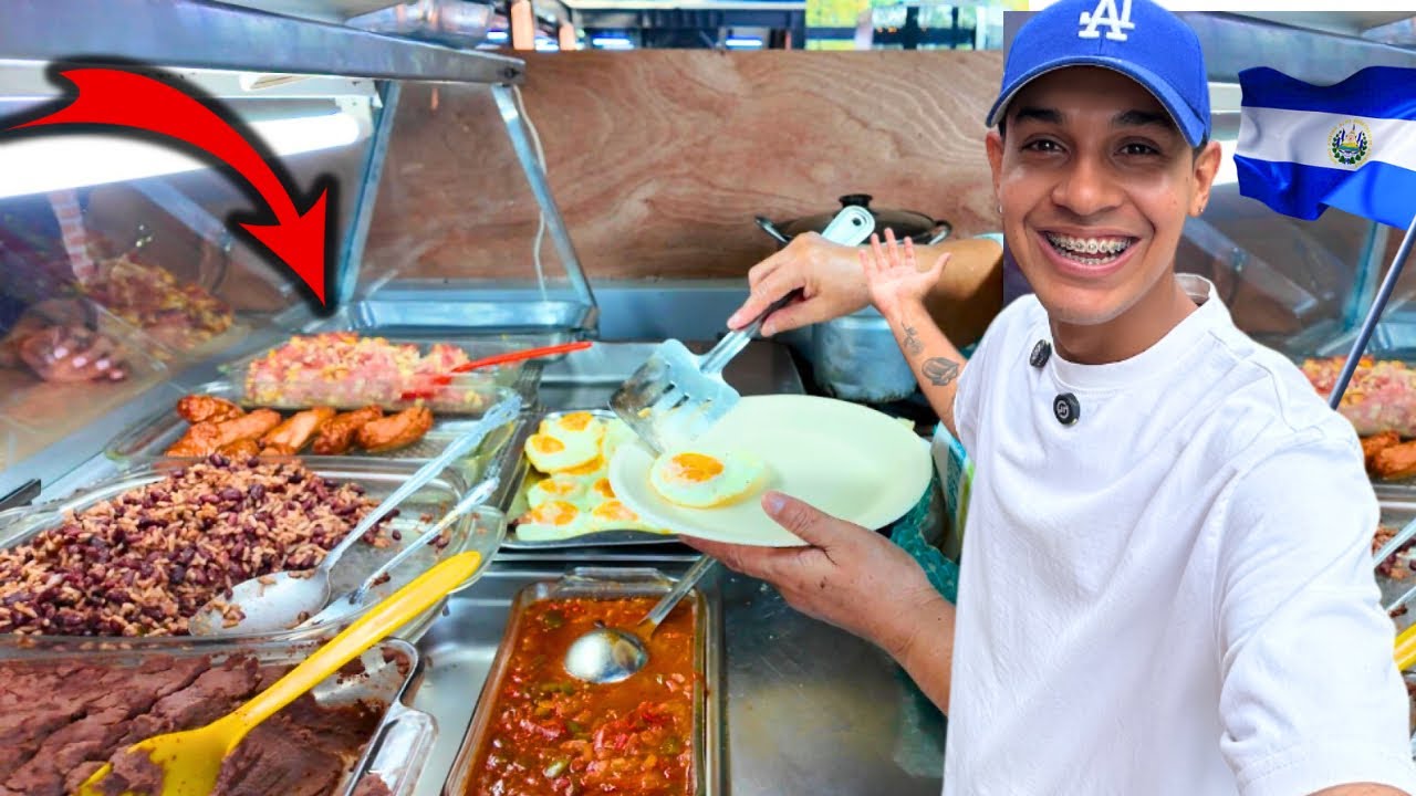 Deliciosos desayunos en el Mercado San Miguelito 😮‍💨🇸🇻¿valen la pena?🤔