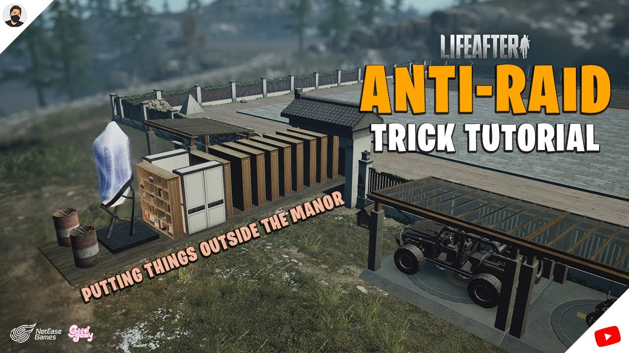 Putting Things Outside the Manor | Trap and Anti-Raid Trick - LifeAfter