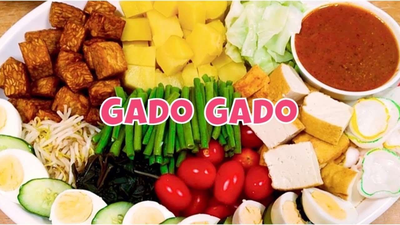 Gado Gado/Indonesian Salad with Satay Sauce