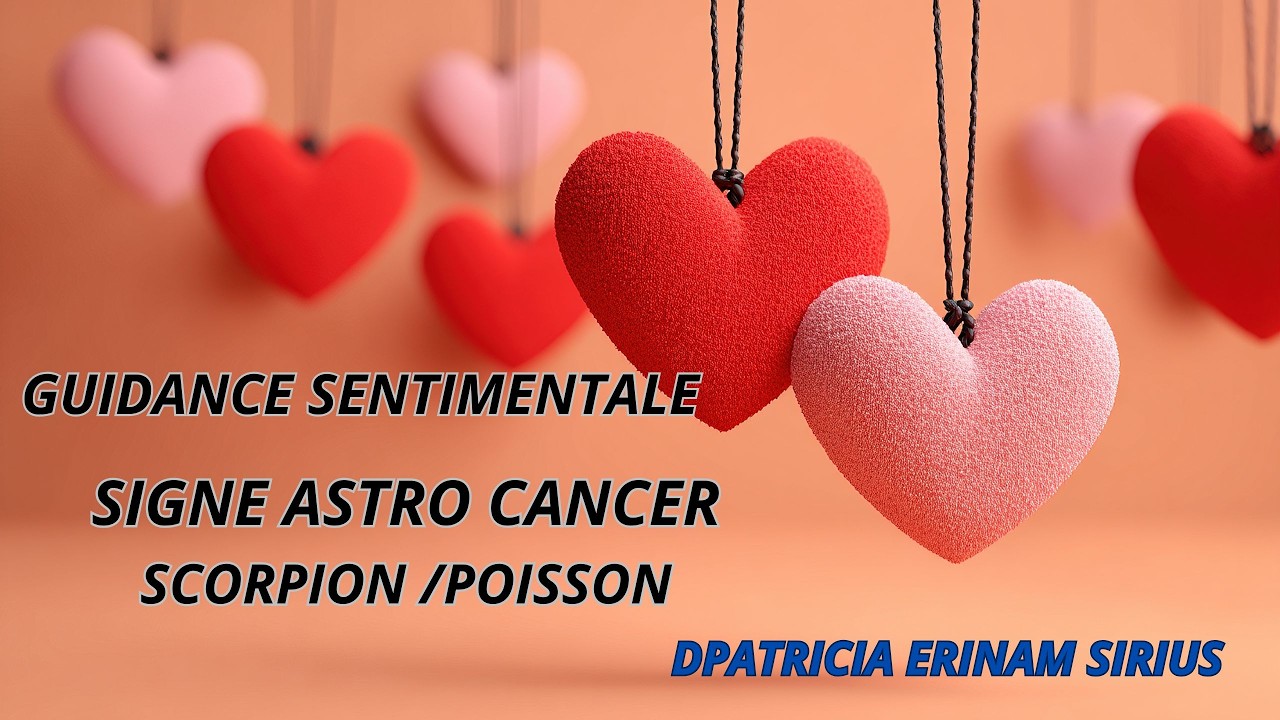 ❤️Guidance signe CANCER ♋️ SCORPION ♏️ POISSONS ♓️ Intemporel sentimental.