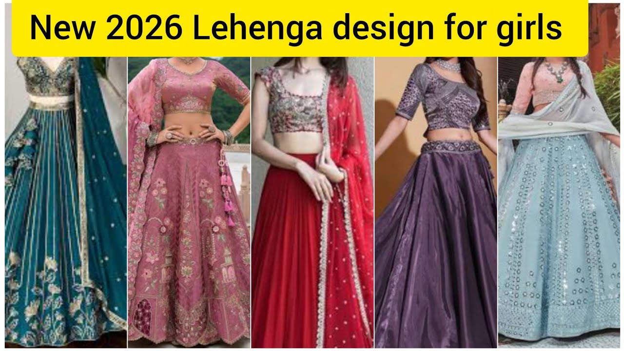New Lehenga design for girls/2026/Eid special lehenga design for girls 