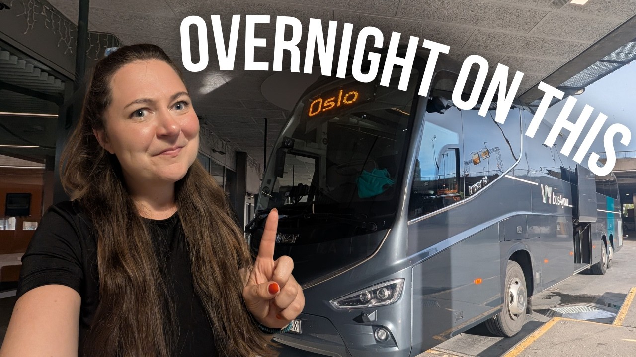 8 hours on a first class night bus from Stockholm to Oslo