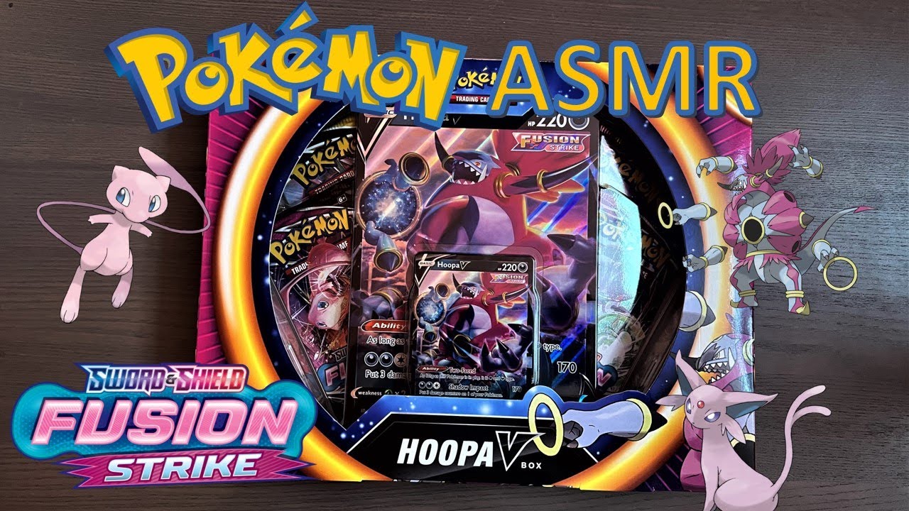 ASMR Opening Pok&eacute;mon Card Packs | HOOPA V COLLECTION BOX 2! (No Talking)