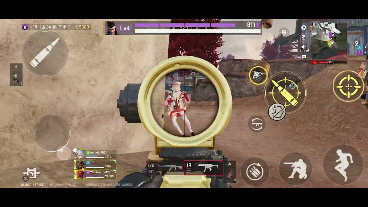 Bloodstrike mobile highlights and game play ▶️ 