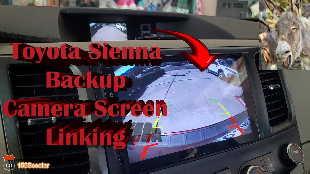 Как настроить экран основной камеры заднего вида Toyota Sienna на головное устройство Android с A...
