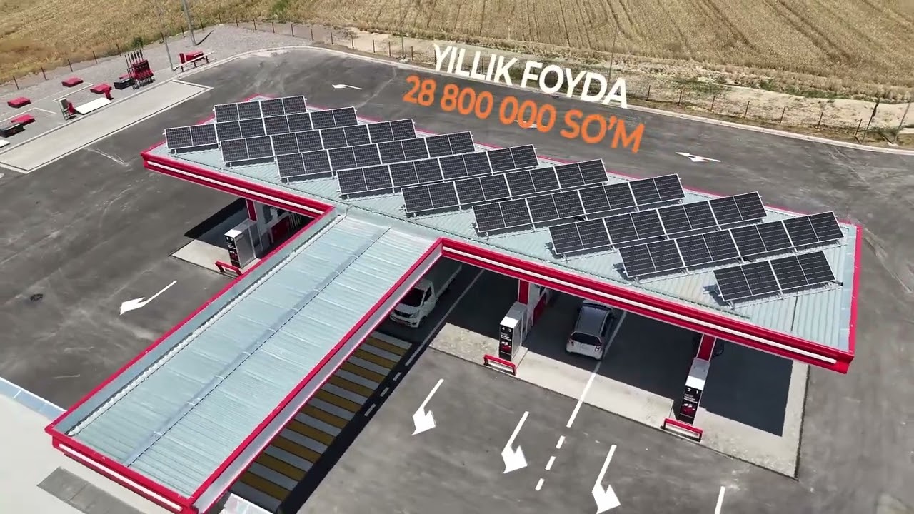 Proxima Energy Solar Plant: Lukoil Tashkent