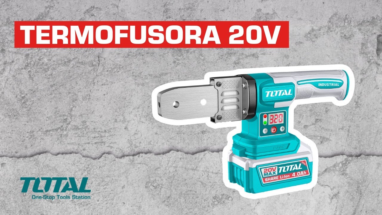 Todo sobre la Termofusora inalámbrica 20V - Total Herramamientas