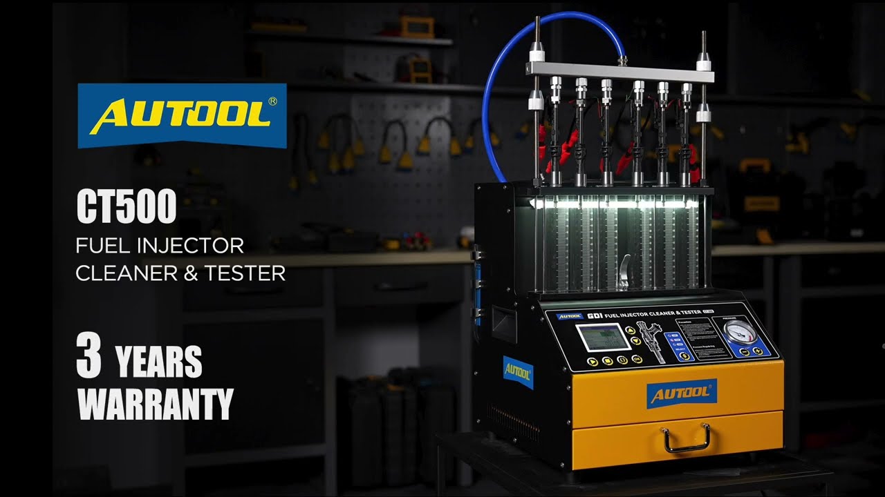 Boost Your Auto Performance with the AUTOOL CT500 Fuel Injector Cleaning Tester: Unleash the Power!