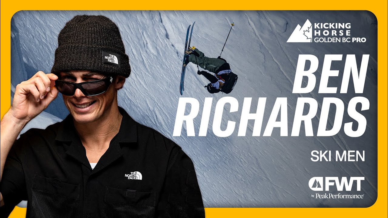 Ben Richards Third Place Ski Men Run - 2025 Kicking Horse Golden BC Pro