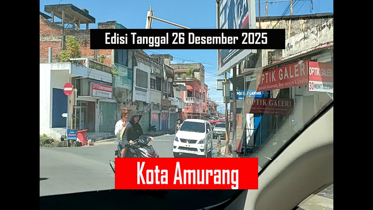 Suasana H-5 Menyambut Tahun Baru 2026 Kota Amurang dan Tumpaan Minahasa Selatan Sulawesi Utara