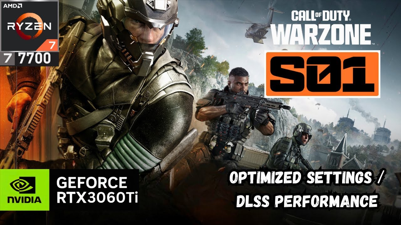 Black Ops 7 Warzone Season 1 | RTX 3060 Ti + Ryzen 7 7700 ( 1080p Optimized DLSS Perf )