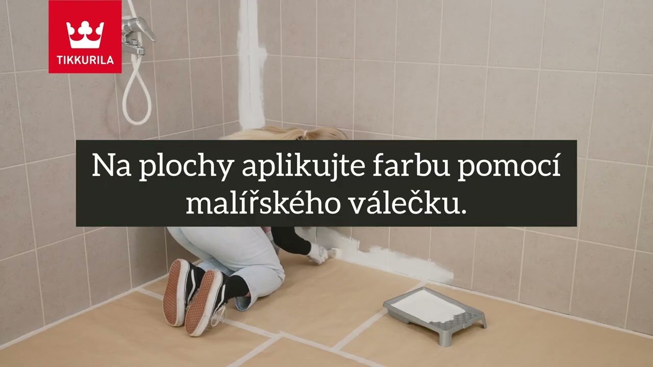 Postup pri maľovan&iacute; obkladačiek Luja Ceramic Tiles