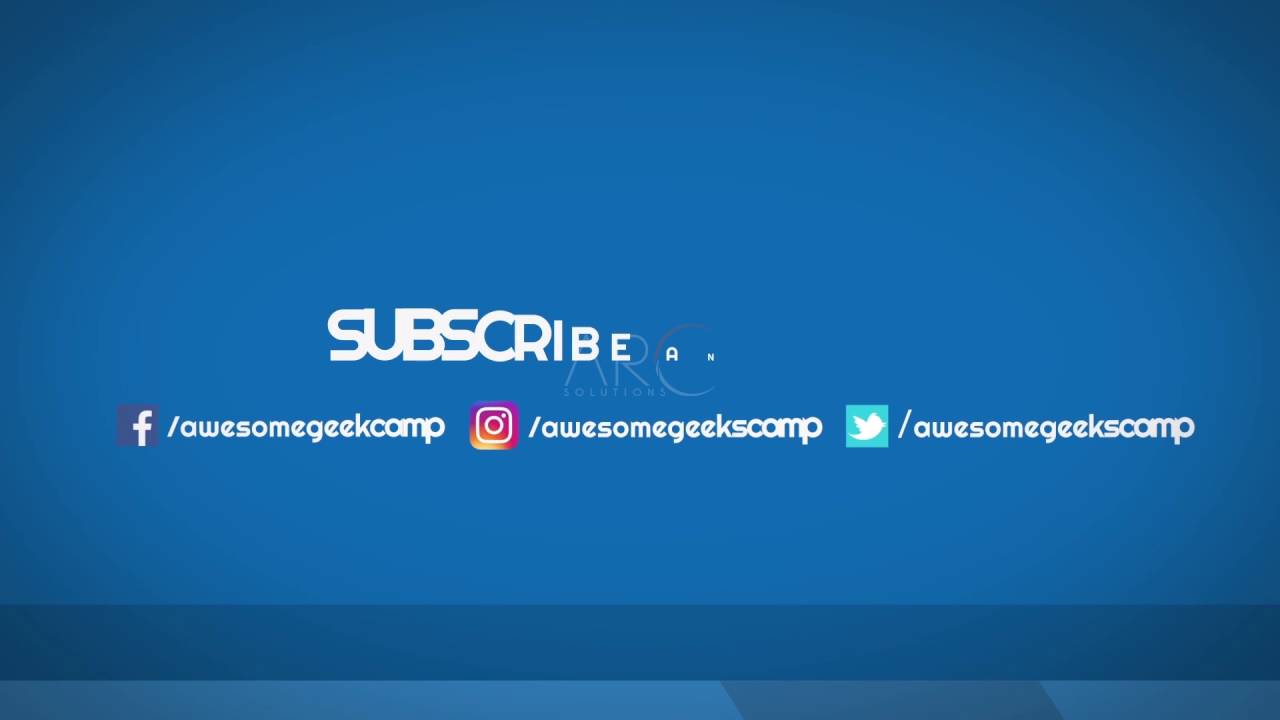 Awesome Geeks - Intro animation by Arc Solutions