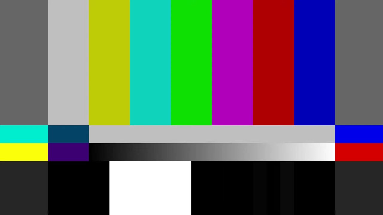 Carta Ajuste - Color Bars and Tone HD 1080p 2025 - 20MIN