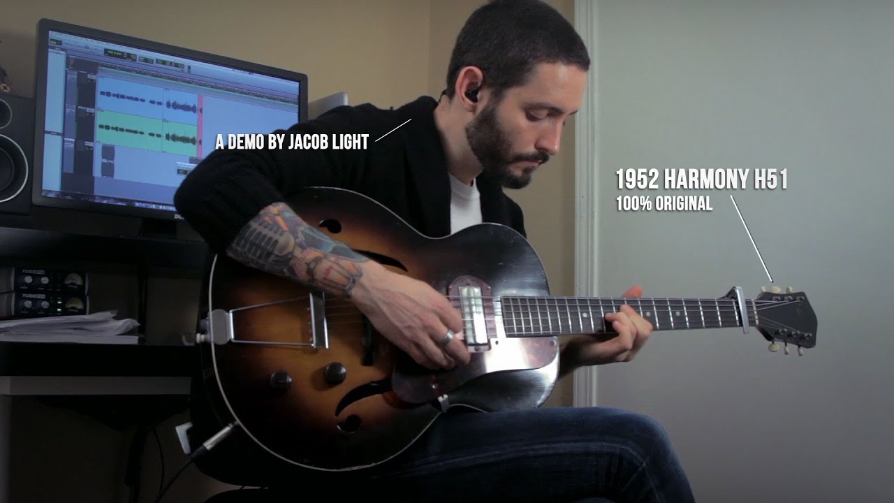 Vintage 1952 Harmony H51 Archtop Guitar | Demo by Jacob Light