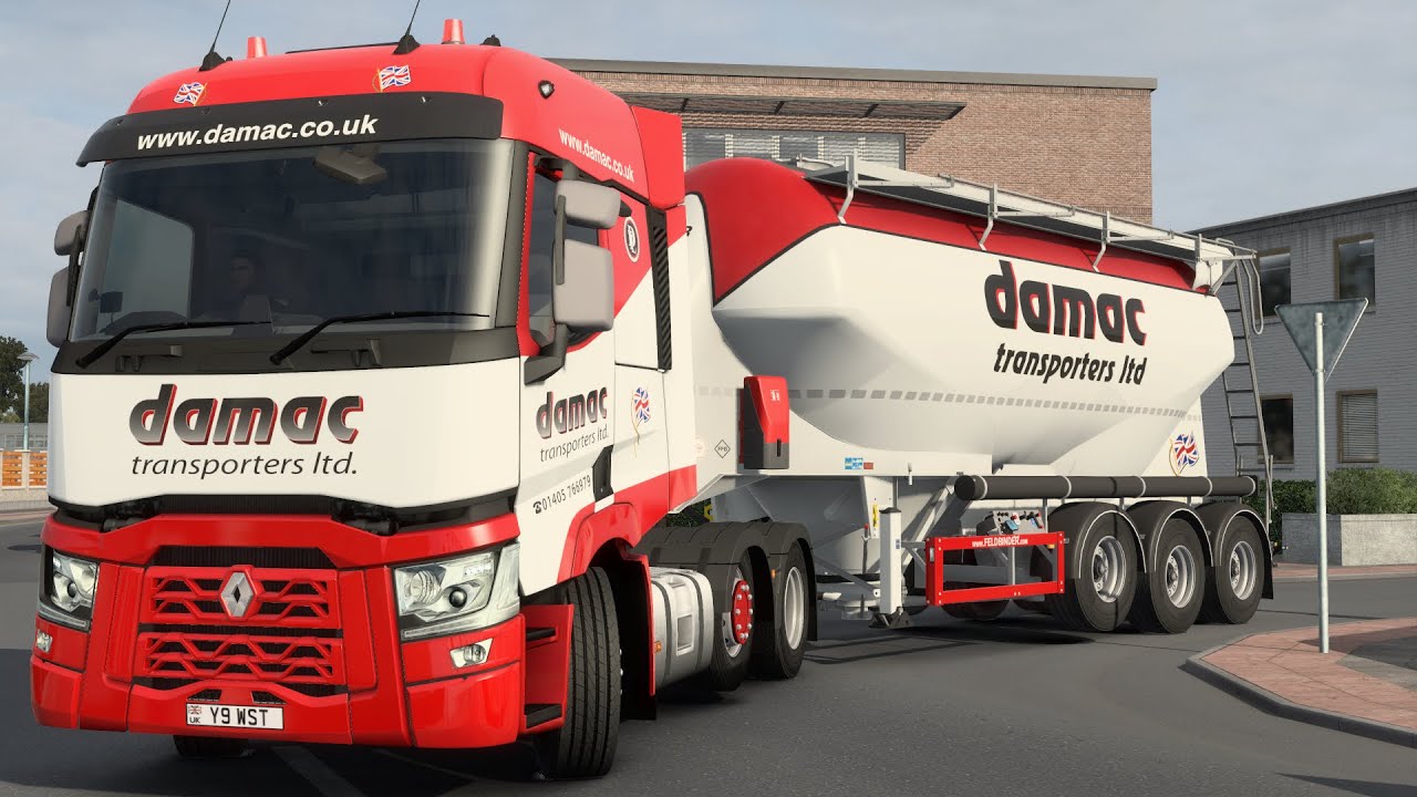 Damac Transport | Gloover Addon Renault T High | Heavy Loads Out Of Wales