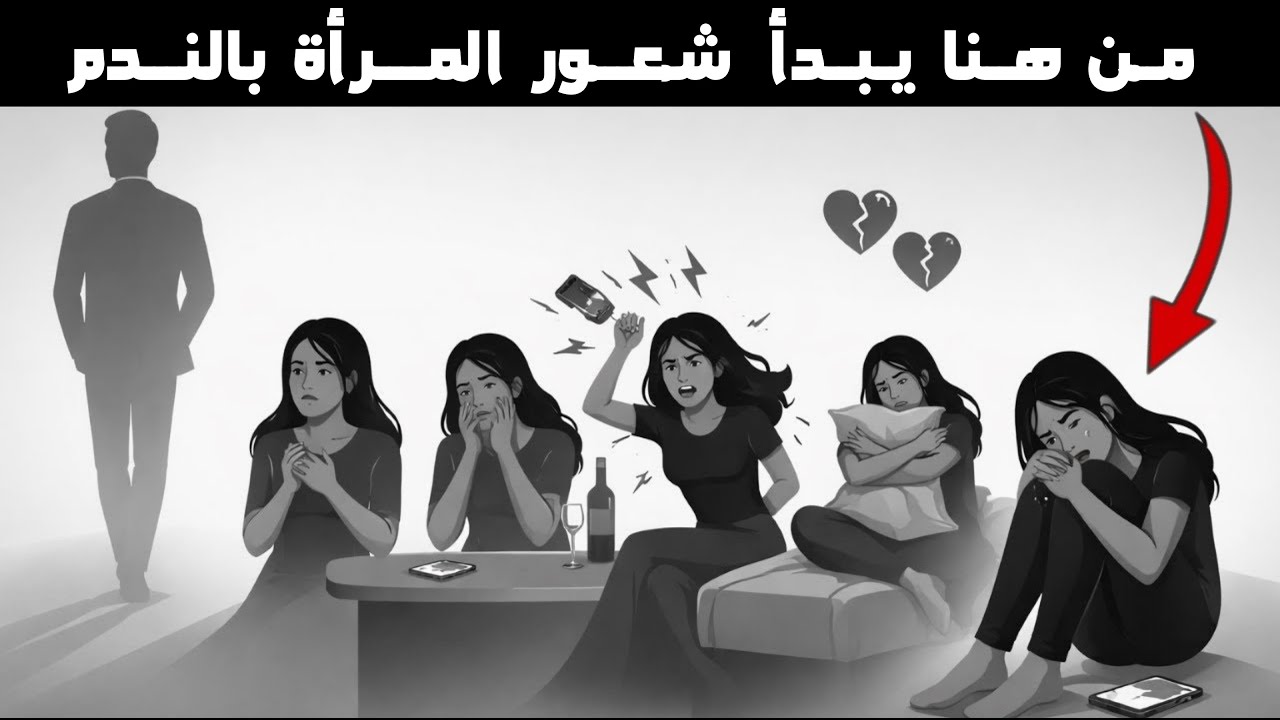 5 خمس مراحل للندم تمرّ بها المرأة بعد أن ترحل عنها