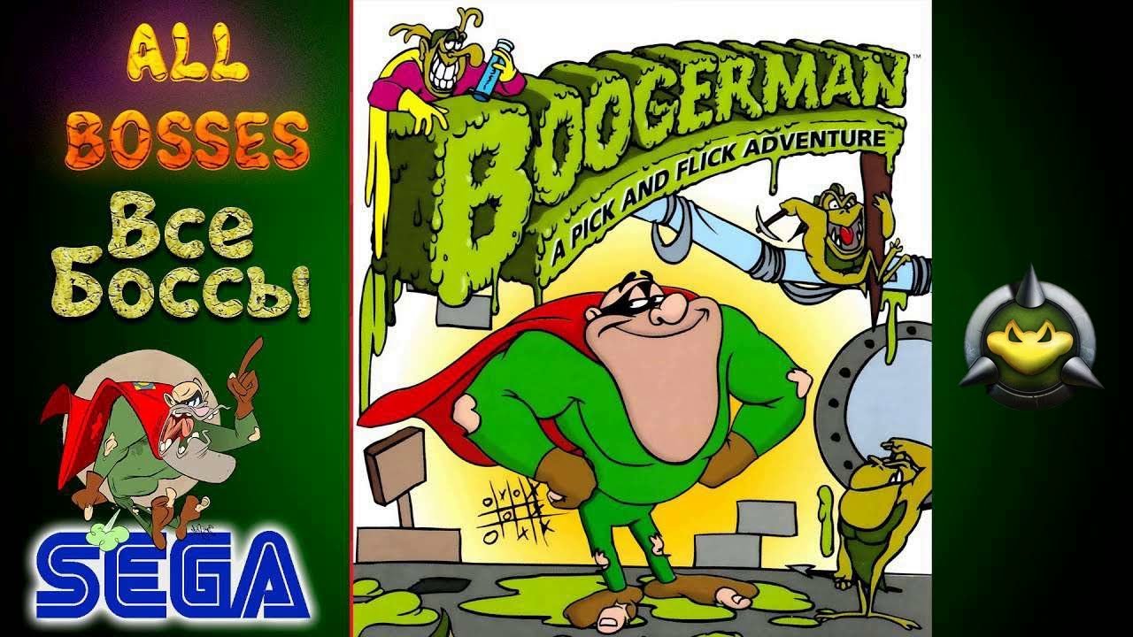 Boogerman/ Sega Genesis/Mega Drive/All Bosses(No Damage)
