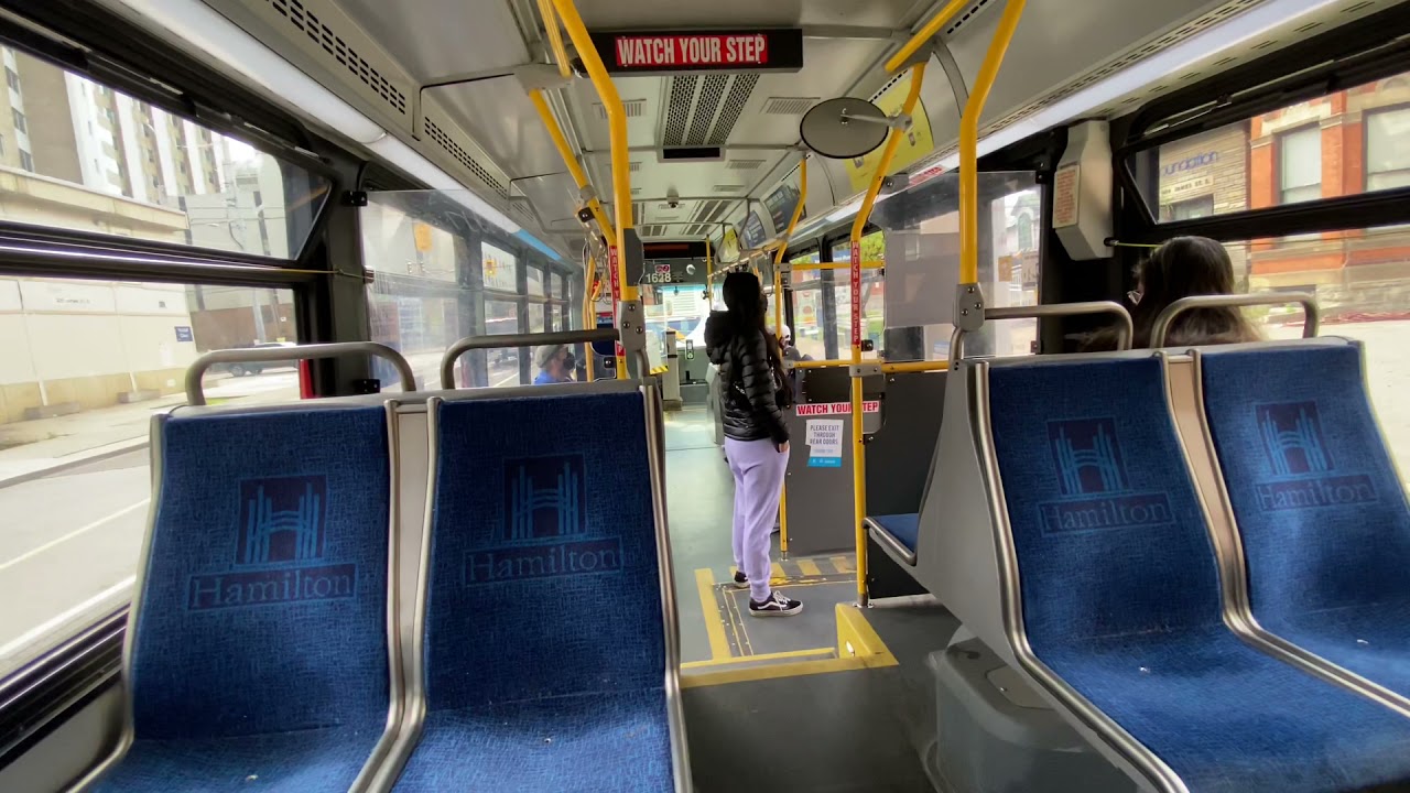 Hamilton Street Railway 2016 NovaBus LFS CNG 1628 on route 21 Upper Kenilworth