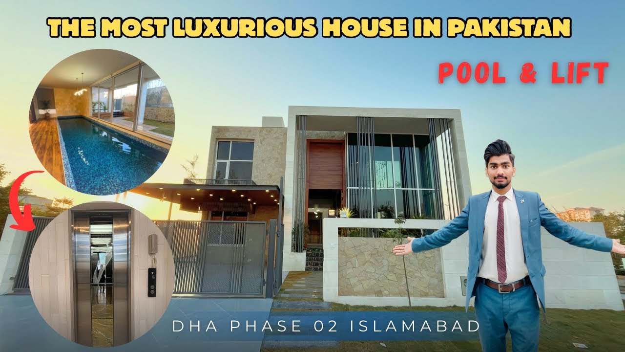 1 Kanal Corner ( Pool & Lift ) Beautiful House For Sale In DHA Phase 02 Islamabad 