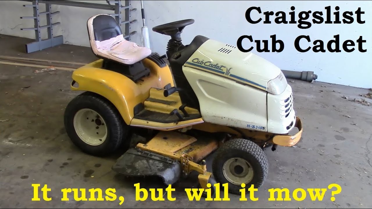 Cub Cadet HDS 3186? - Will it Mow?