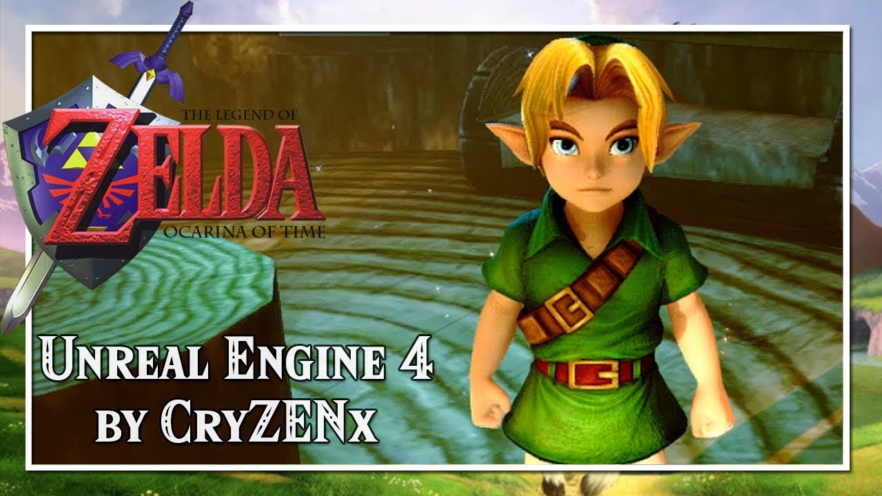 The Legend of Zelda: Ocarina of Time ⏳ HD Demo in der Unreal Engine 4 by CryZENx