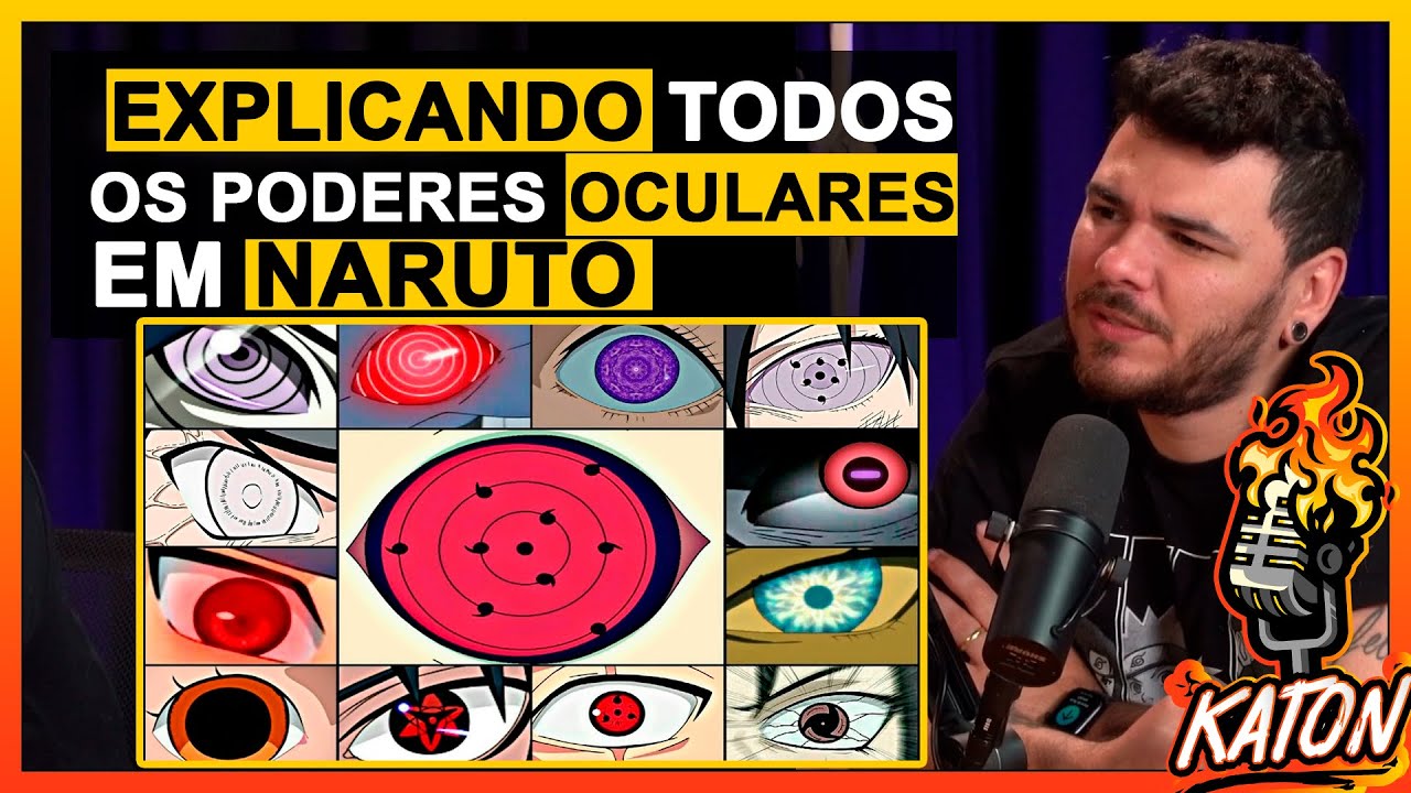 OS PODERES OCULARES MAIS PODEROSOS DE NARUTO ! -KATON Podcast