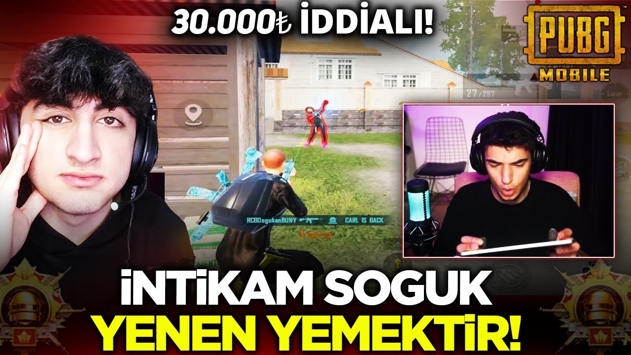 İNTİKAM ALINDI! 30.000TL İDDİALİ DEV VS! KAYMAYI KAPATTI, M4'Ü ÇEKTİ... @carl / PUBG MOBİLE