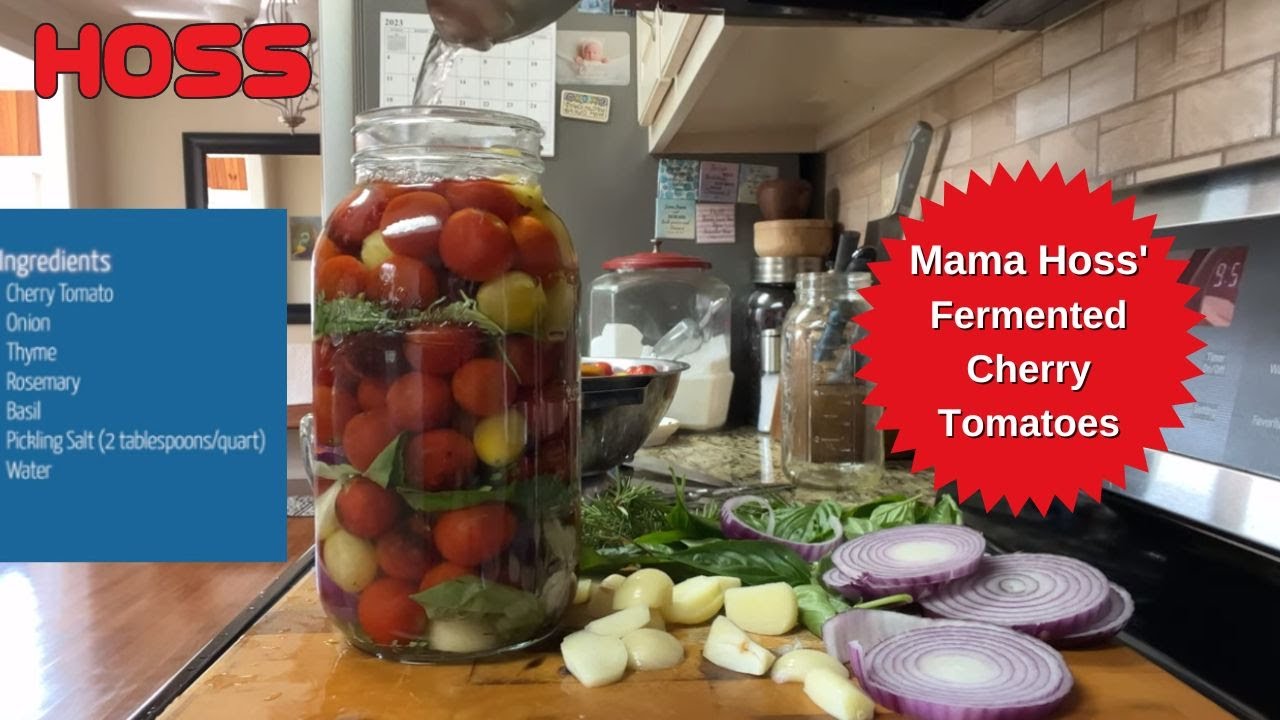 Too Many Cherry Tomatoes? | Fermented Cherry Tomato Recipe