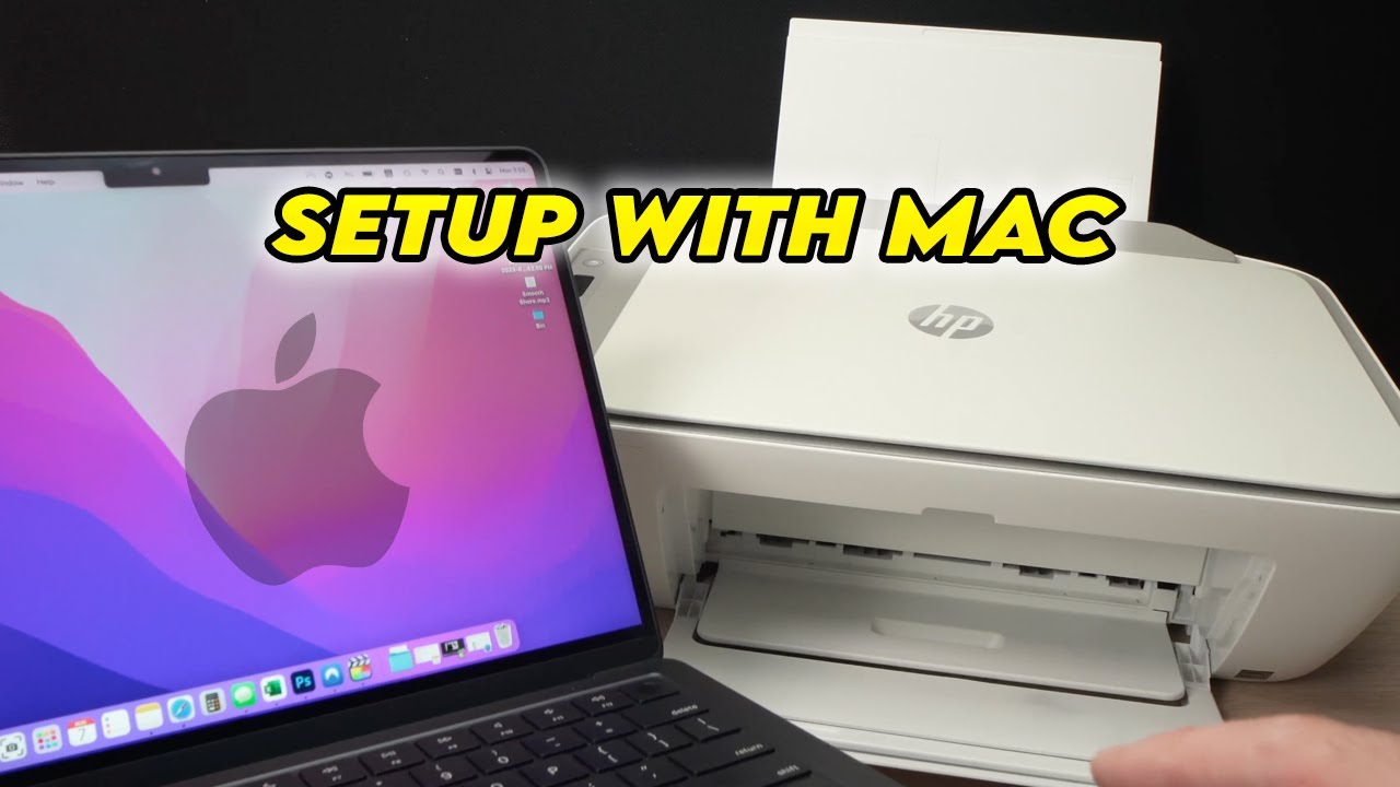 Как настроить принтер HP Deskjet 2700e, 2752e, 2710e на компьютере Mac для печати и сканирования ...