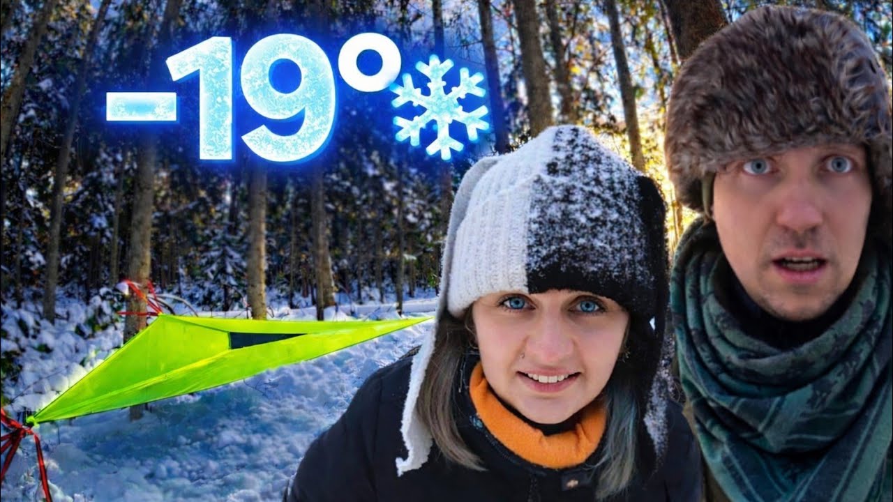 Nakvynė pakibus tarp medžių | Ar TENTAS atlaikys mus?