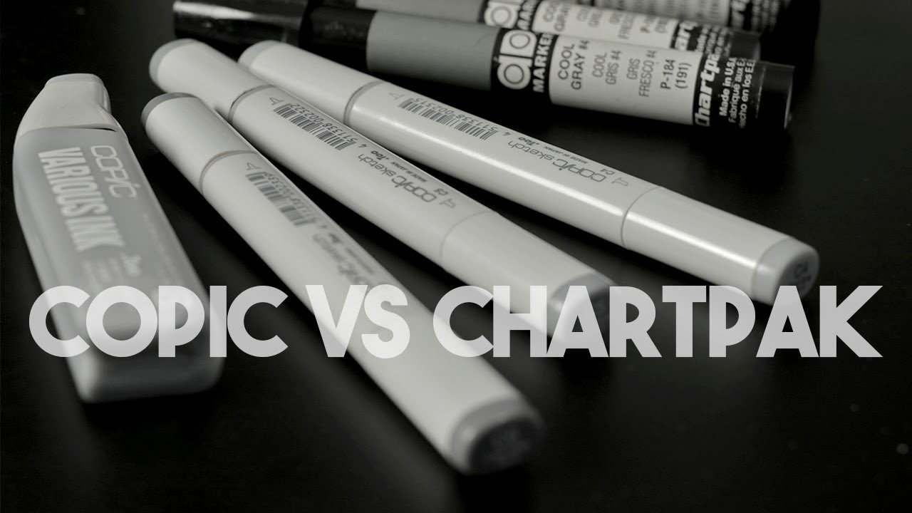 COPIC VS CHARTPAK - Los mejores marcadores para arquitectura