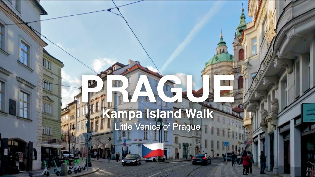 Walking Around Kampa Island 🇨🇿 | Prague’s Little Venice in Spring | 4K HDR ASMR