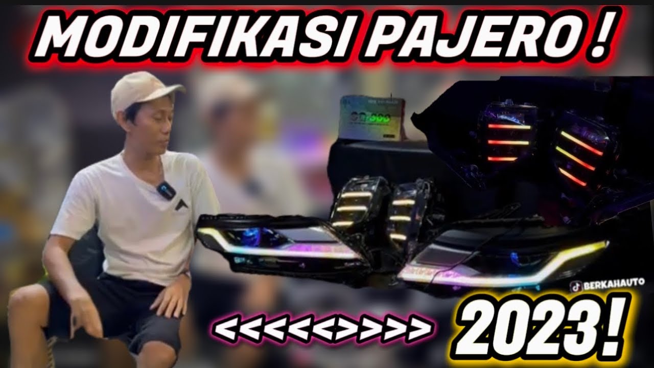 MODIF LAMP DRL +FOGHLAMP MITSUBISHI PAJERO 2023