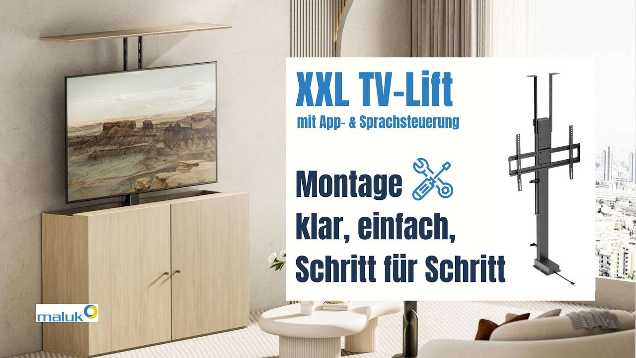 XXL TV-Lift einbauen – so einfach geht die Montage! (Schritt für Schritt)