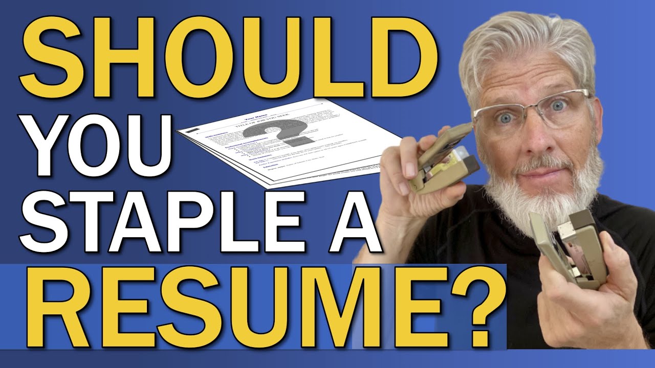 Should You Staple A Resume? | Smart Strategies for a 2 Page Resume