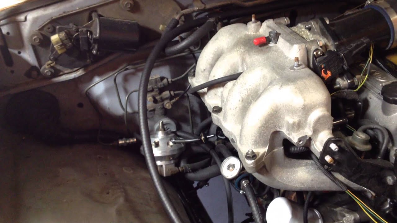 Mazda B2000 Kia FE3 turbo swap running
