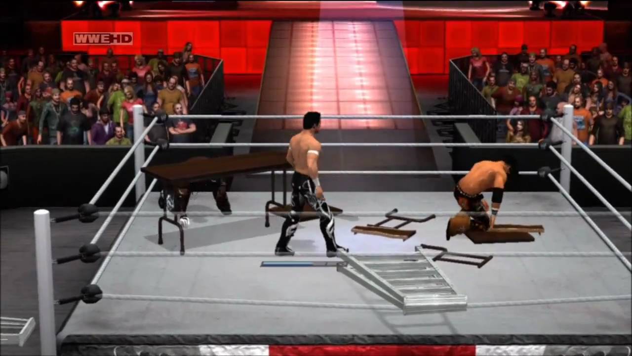 Smackdown vs Raw 2011 - Evan Bourne vs John Morrison vs R-Truth