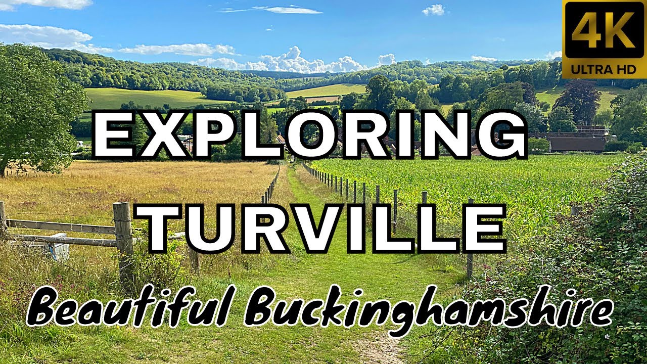 Walking through Turville & the Chilterns, Buckinghamshire | 4K immersive woodland walk