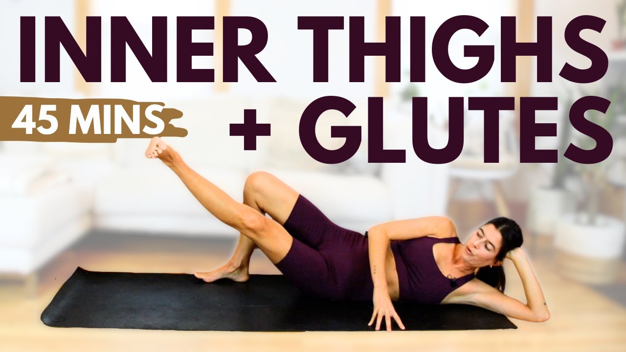 Inner Thighs & Glutes Pilates Mini Flows Workout (45 Mins) - Towel Needed